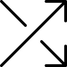 Crossed arrows
