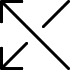 Crossed arrows