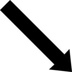 Diagonal arrow