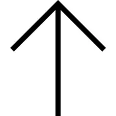 向上箭头
