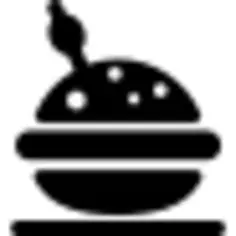 Hamburger with stick