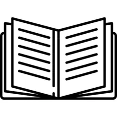 打开带有文本行的书