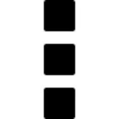 三个垂直的正方形按钮