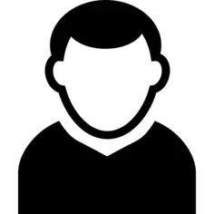 Man with short hair profile avatar