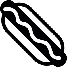 热狗用调味汁和面包