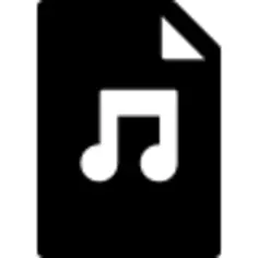 Music file filled interface sign