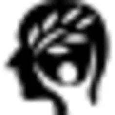 头与谷物植物作为大脑