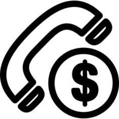 Call cost symbol