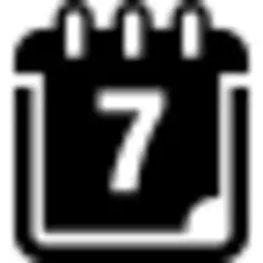 Calendar page on day 7