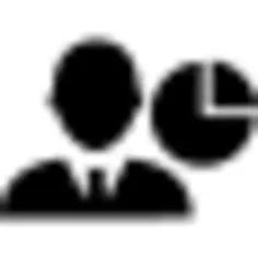 Businessman and Pie Chart