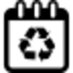 Recycling day calendar reminder page