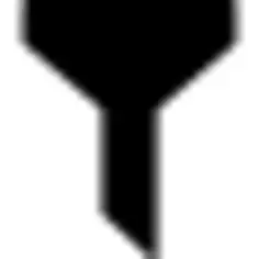 Filter black shape symbol