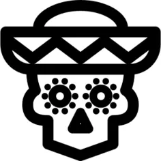 Skull with Hat