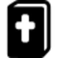 Bible with cross in cover