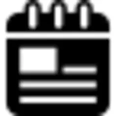 Calendar page with text lines