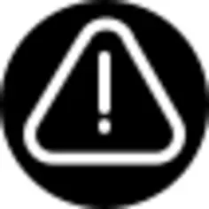 Alarm sign of an exclamation symbol in a triangle