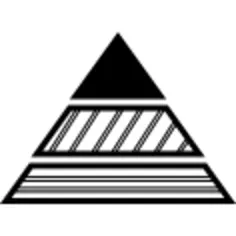 Triangular pyramid graphic