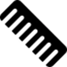 Comb tool silhouette