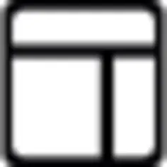 Page design template with three areas