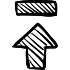 Upload sketched arrow