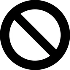 Banned Sign