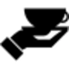 Hand carrying a tea cup of restaurant service