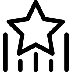 Favorite Star with Lines