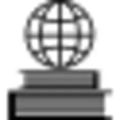 Book and Earth grid on top