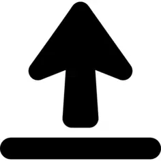 Up arrow upload button