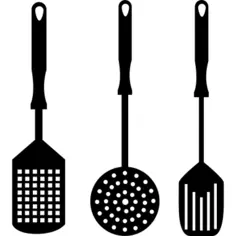 Cooking accessories set of three pieces