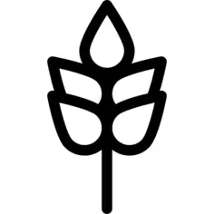 Sprig with five leaves