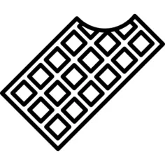 Chocolate Bar with bite