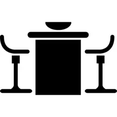 Kitchen table and seats set of furniture