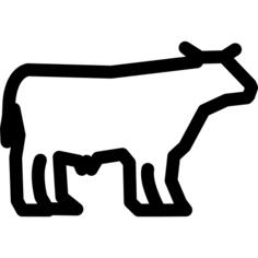 Cow silhouette