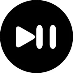 Pause play button