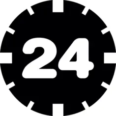 24 hours service symbol