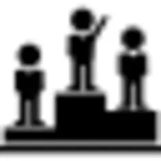 Winners students on podium