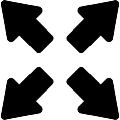 Four Expand Arrows