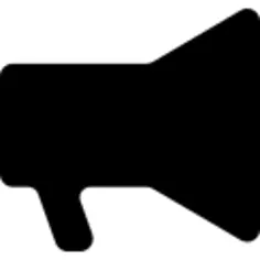 Audio amplification speaker tool silhouette