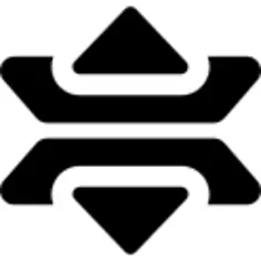 Double arrows symbol pointing up and down