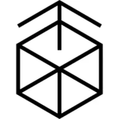 箭头从立方体上升