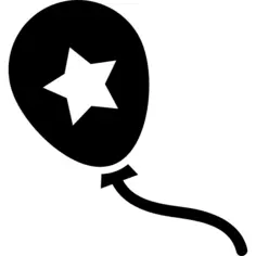 Balloon with a star