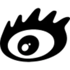 Sina social logo of an eye