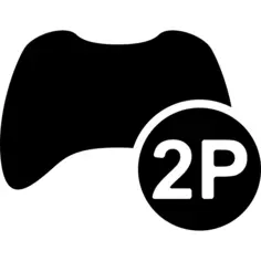 Two players game interface symbol