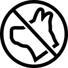 No animals symbol