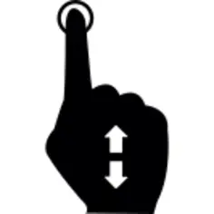 Touch and vertical sliding