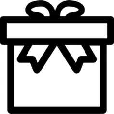 Gift box outline