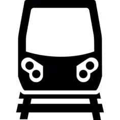 在轨道的前面火车