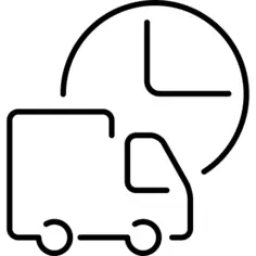 Delivery time ultrathin sign