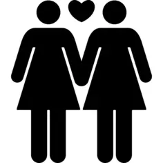 Couple of sisters loving each other